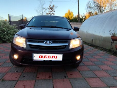 2016 Lada (ВАЗ) Granta I, пурпурный, 410000 рублей, вид 2