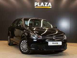 2014 Volkswagen Polo V, чёрный, 850000 рублей, вид 2
