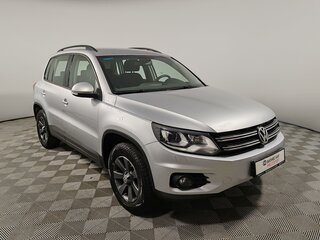 2013 Volkswagen Tiguan I Рестайлинг, серебристый, 1529000 рублей, вид 3
