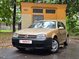 2001 Volkswagen Golf IV, золотистый, 325000 рублей, вид 5