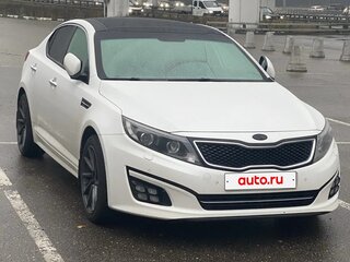 2014 Kia Optima III Рестайлинг, белый, 1600000 рублей, вид 4