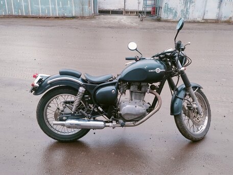 2000 Kawasaki BJ250 Estrella, чёрный, 229000 рублей, вид 4
