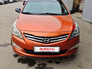 2014 Hyundai Solaris I Рестайлинг, оранжевый, 670000 рублей, вид 2