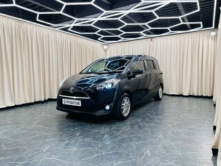 2016 Toyota Sienta II, чёрный, 1379000 рублей, вид 2