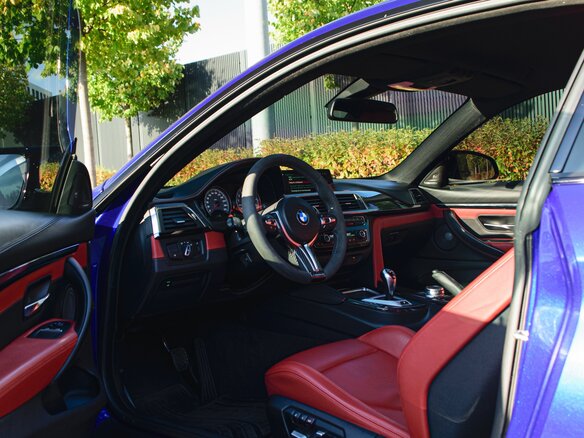 2018 BMW M4 Competition Package F82/F83 Рестайлинг, синий - вид 9