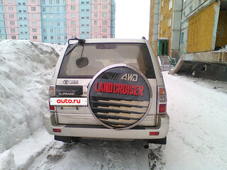 1999 Toyota Land Cruiser Prado 90 Series, серебристый, 1000000 рублей, вид 3