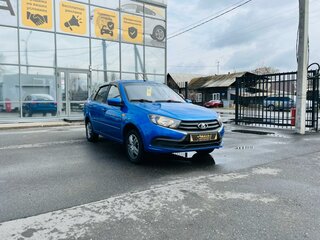 2018 Lada (ВАЗ) Granta I Рестайлинг, синий, 719000 рублей, вид 4