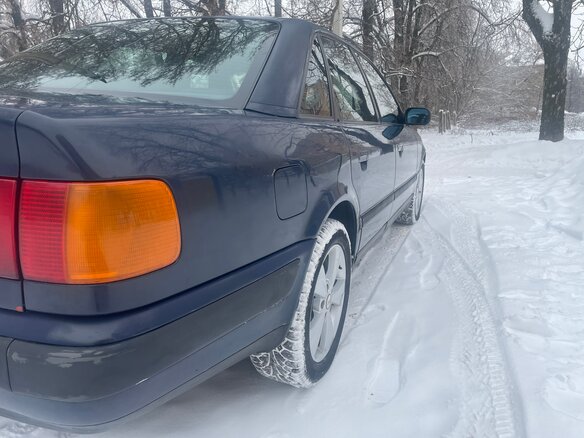 1991 Audi 100 IV (C4), синий, 550000 рублей - вид 5