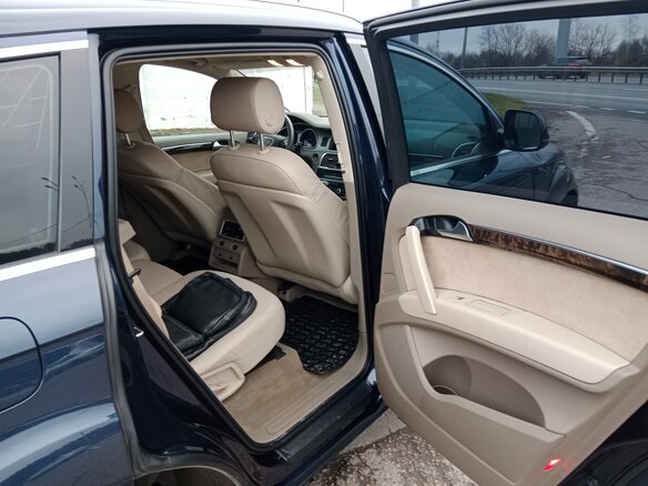2014 Audi Q7 I (4L) Рестайлинг, синий, 3350000 рублей - вид 24