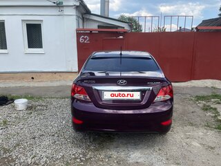 2013 Hyundai Solaris I, фиолетовый, 779000 рублей, вид 4