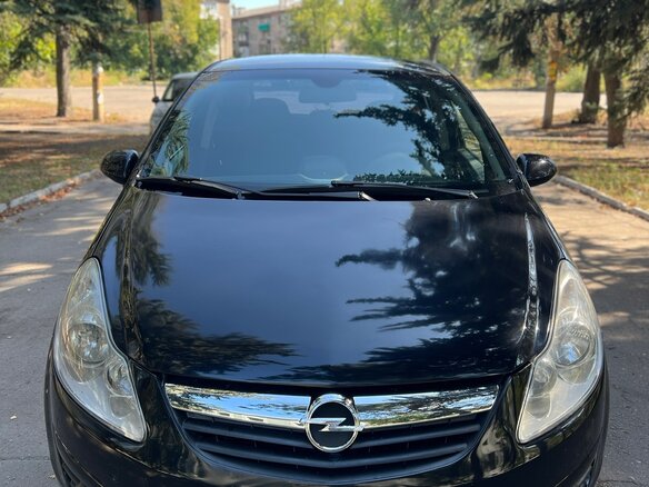 2008 Opel Corsa D, чёрный, 435000 рублей