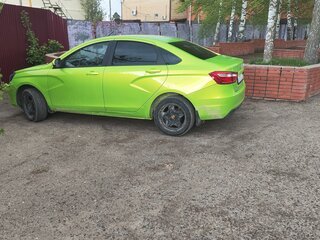2015 Lada (ВАЗ) Vesta I, жёлтый, 650000 рублей, вид 5