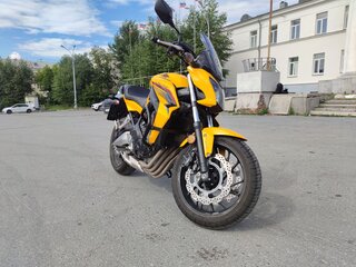 2014 Honda CB 650F, жёлтый, 550000 рублей, вид 3