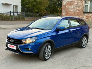 2021 Lada (ВАЗ) Vesta SW I, синий, 1179000 рублей, вид 5