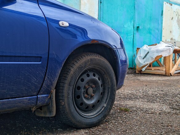 2011 Lada (ВАЗ) Kalina I, синий - вид 5