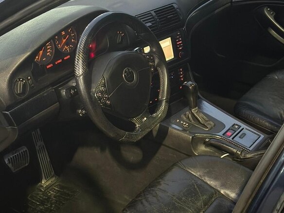 2000 BMW 5 серии 540i IV (E39) Рестайлинг, синий, 1000000 рублей - вид 12