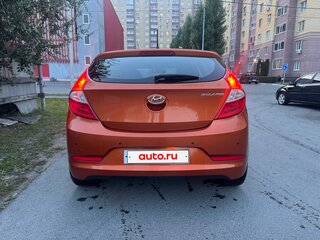 2014 Hyundai Solaris I Рестайлинг, оранжевый, 1199000 рублей, вид 4