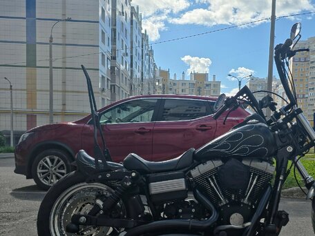 2006 Harley-Davidson Street Bob, чёрный, 820000 рублей, вид 3