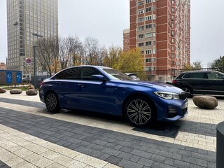 2021 BMW 3 серии 320d xDrive VII (G2x), синий, 3500000 рублей, вид 5