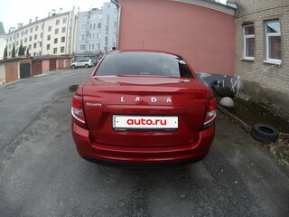 2022 Lada (ВАЗ) Granta I Рестайлинг, красный, 750000 рублей, вид 3