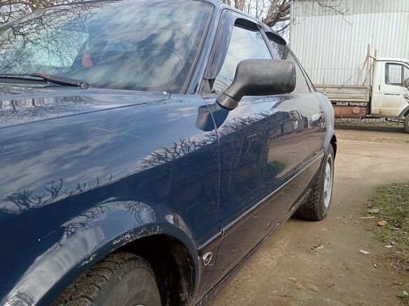 1992 Audi 80 V (B4), синий, 270000 рублей - вид 5