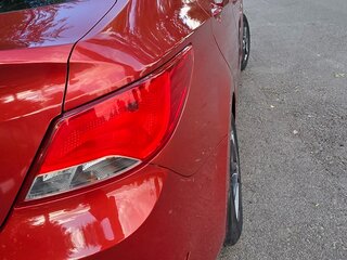 2016 Hyundai Solaris I Рестайлинг, красный, 1030000 рублей, вид 5