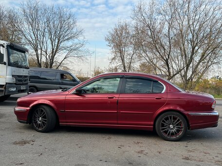 2006 Jaguar X-Type I, красный, 520000 рублей, вид 3