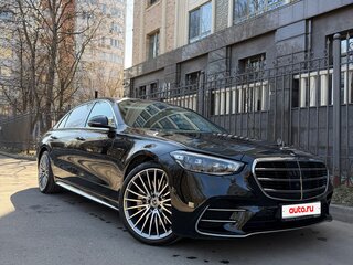 2021 Mercedes-Benz S-Класс 450 Long 4MATIC VII (W223), чёрный, 11000000 рублей, вид 1