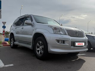 2008 Toyota Land Cruiser Prado 5-speed 120 Series Рестайлинг, серебристый, 2100000 рублей, вид 4