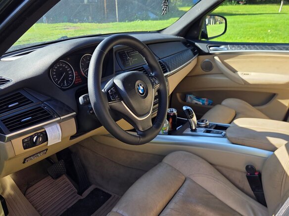 2007 BMW X5 3.0si II (E70), чёрный, 1200000 рублей - вид 4