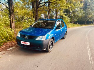 2007 Renault Logan I, синий, 350000 рублей, вид 1