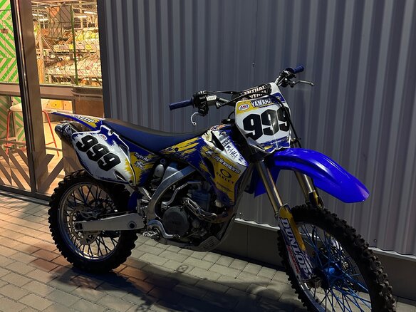 2008 Yamaha YZ450F, синий, 350000 рублей