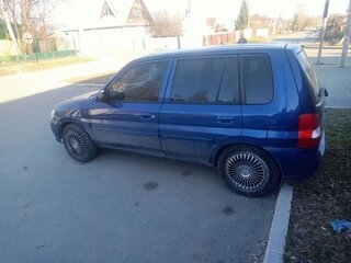 2002 Mazda Demio I (DW), синий, 350000 рублей, вид 3