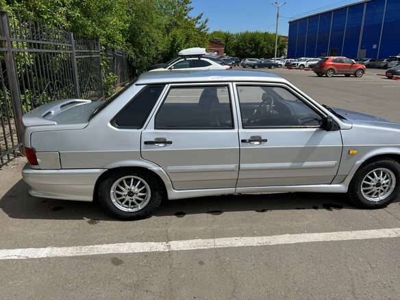 2012 Lada (ВАЗ) 2115, серебристый, 220000 рублей - вид 4