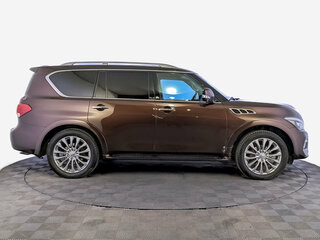 2017 Infiniti QX80 I Рестайлинг, коричневый, 3190000 рублей, вид 4