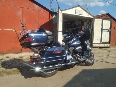 2000 Harley-Davidson Electra Glide, синий, 650000 рублей, вид 2