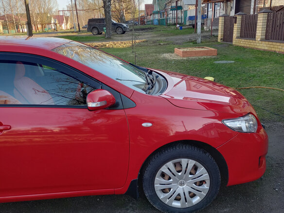 2008 Toyota Corolla X (E140, E150), красный, 650000 рублей - вид 8