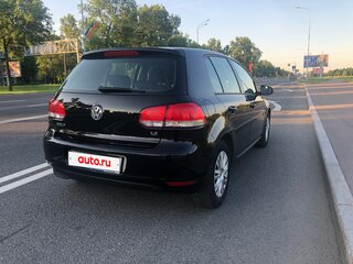 2011 Volkswagen Golf VI, чёрный, 720000 рублей, вид 3