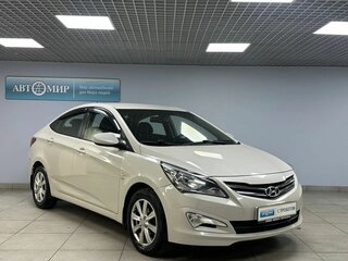 2015 Hyundai Solaris I Рестайлинг, бежевый, 1119000 рублей, вид 3