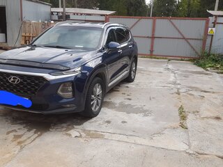 2018 Hyundai Santa Fe IV, синий, 2450000 рублей, вид 2