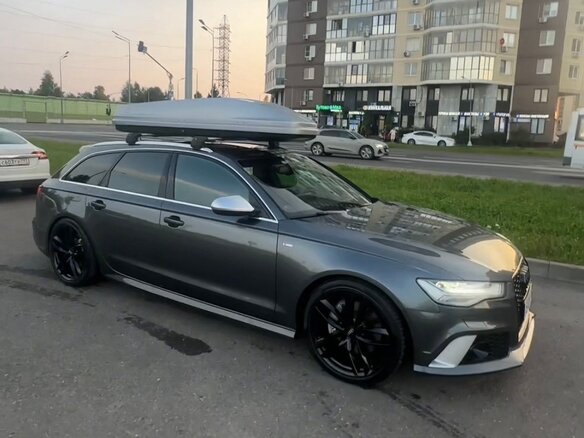 2017 Audi A6 IV (C7) Рестайлинг, серый, 2300000 рублей - вид 1