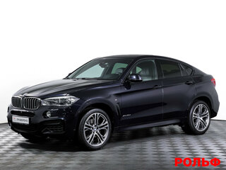 2017 BMW X6 40d II (F16), чёрный, 4519000 рублей, вид 1