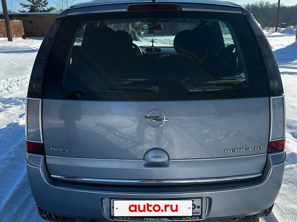 2008 Opel Meriva A Рестайлинг, серебристый, 530000 рублей - вид 6