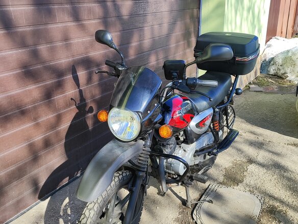 2019 Bajaj Boxer BM 150X, чёрный, 120000 рублей - вид 3