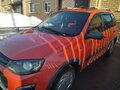 2015 Lada (ВАЗ) Kalina II, оранжевый, 490000 рублей - вид 1