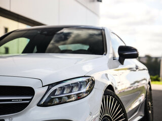 2018 Mercedes-Benz C-Класс AMG 43 AMG IV (W205) Рестайлинг, белый, 3850000 рублей, вид 2