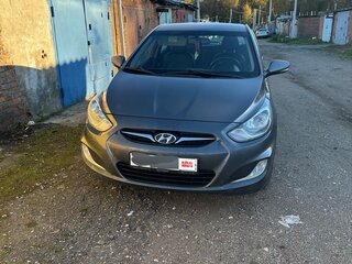2012 Hyundai Solaris I, чёрный, 665000 рублей, вид 1