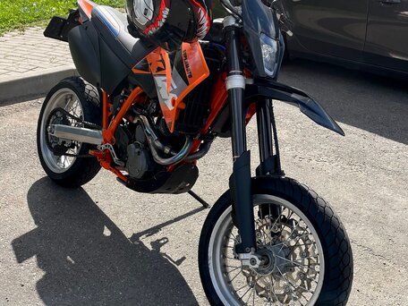 2003 KTM 640 LC4 Supermoto, чёрный, 272000 рублей, вид 1