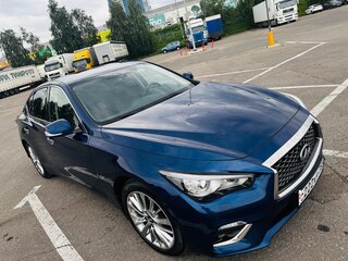 2018 Infiniti Q50 I Рестайлинг, синий, 2450000 рублей, вид 1