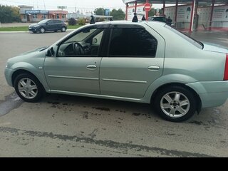 2007 Renault Logan I, зелёный, 290000 рублей, вид 4